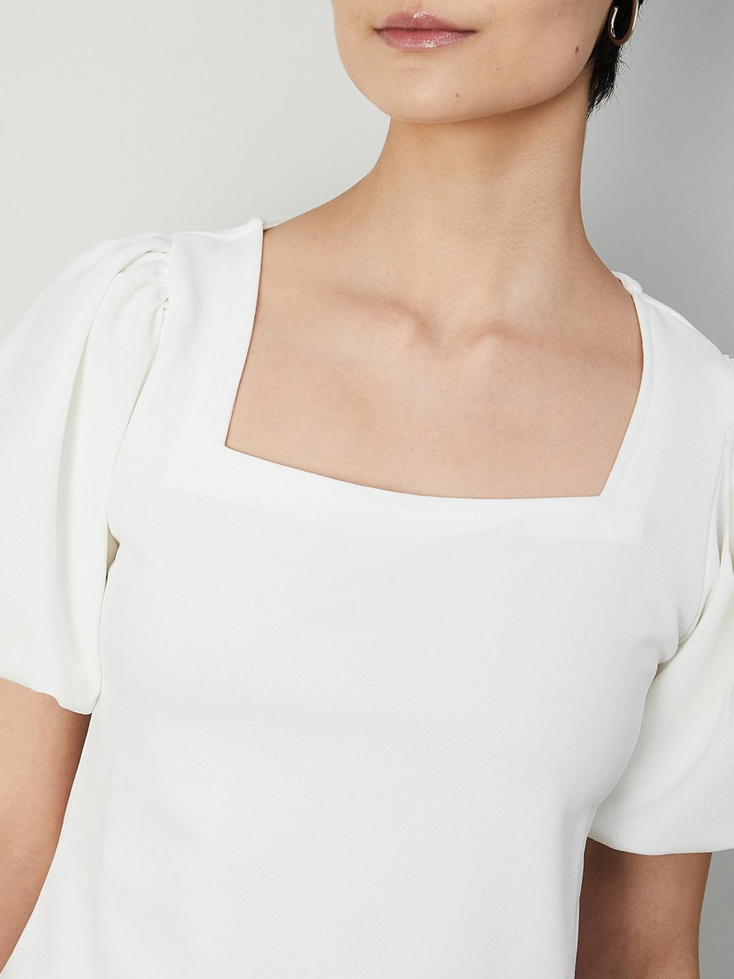 Ginger by Lifestyle White Regular Fit Crop Top