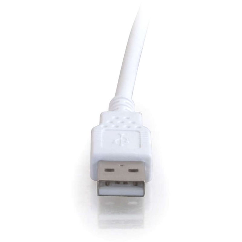 C2G 3m USB Extension Cable - USB 2.0 A to A - Male to Female - 10ft White - Type A Male - Type A Female - 9.84ft - White