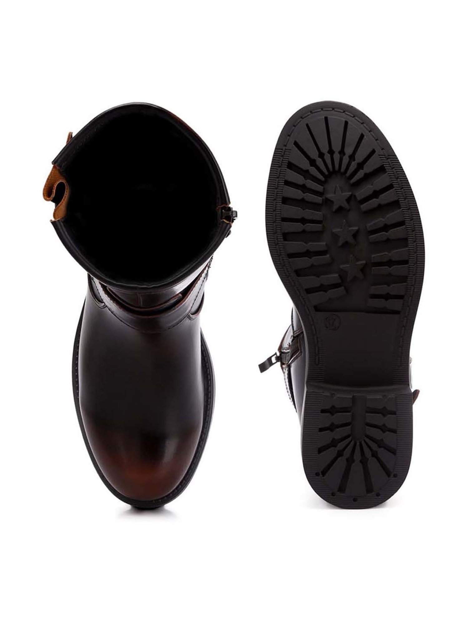 London Rag Women's Brown Casual Boots