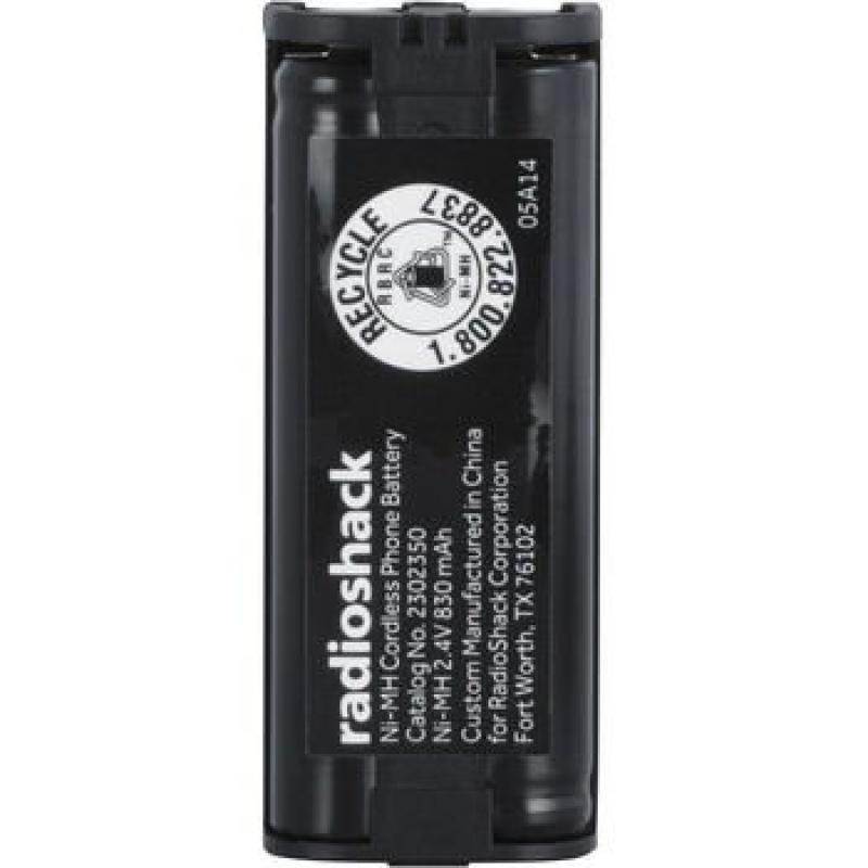 RadioShack 2.4V/830mAh Ni-MH Battery for Panasonic HHR-P105