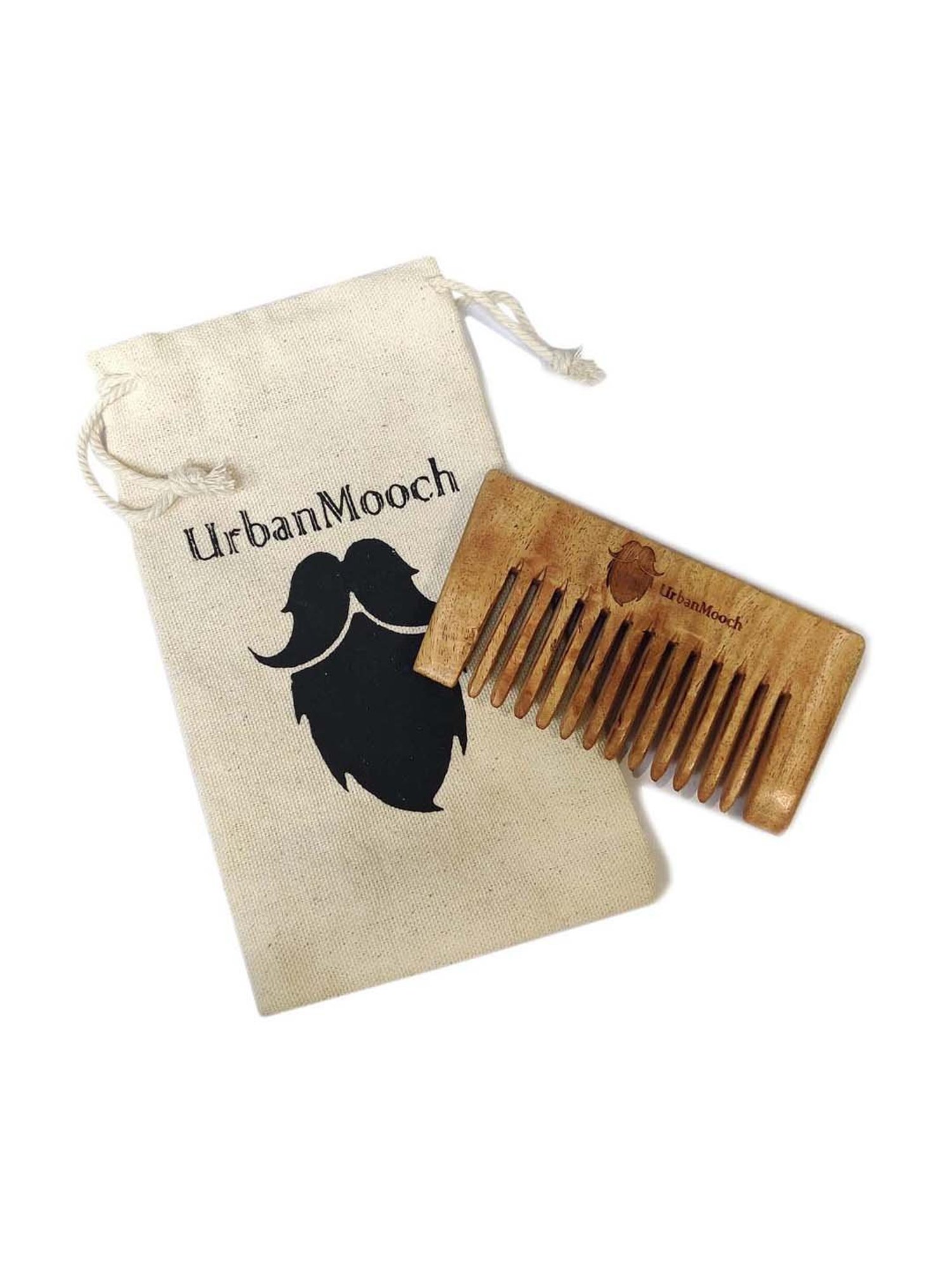UrbanMooch Onion Hair Oil & Neem Wood Comb Set - 200 ml