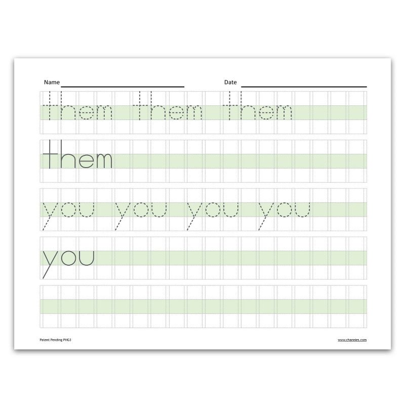 Channie's Easy PeasySight Word Workbook