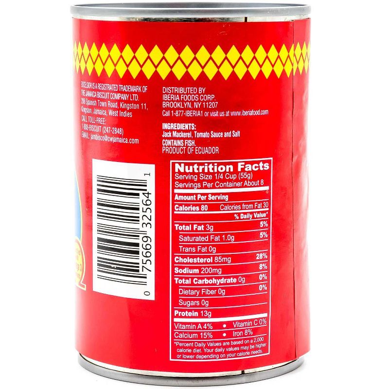 Excelsior Jack Mackeral in Tomato Sauce - 15oz