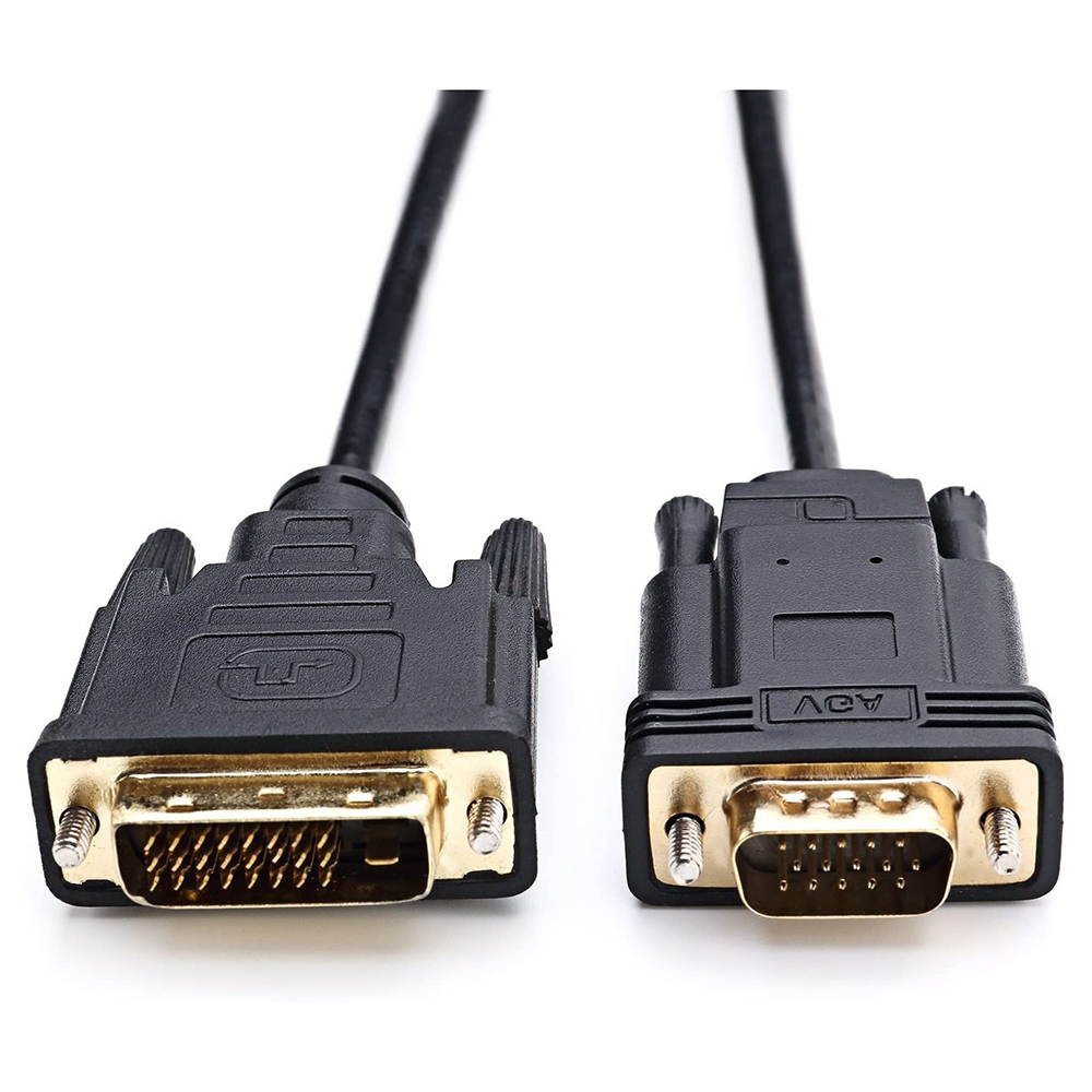 Active DVI to VGA, 6FT DVI 24+1 DVI-D M to VGA Male with Chip Active Adapter Converter Cable for PC DVD Monitor HDTV &hellip;