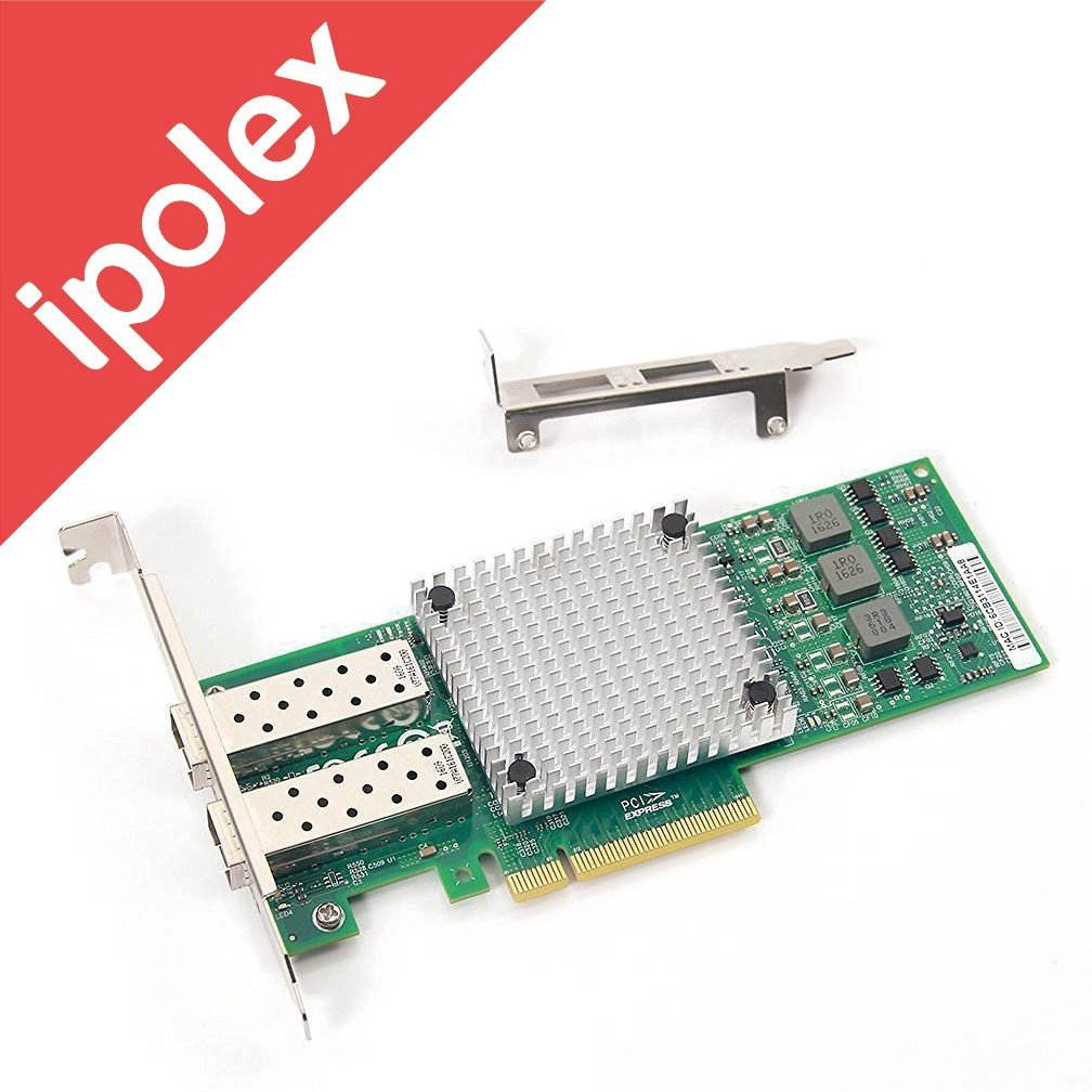 10Gb PCI-E NIC Network Card, with Broadcom BCM57810S Chipset, Dual SFP+ Port, PCI Express Ethernet LAN Adapter Support Windows Server/Windows/Linux/VMware