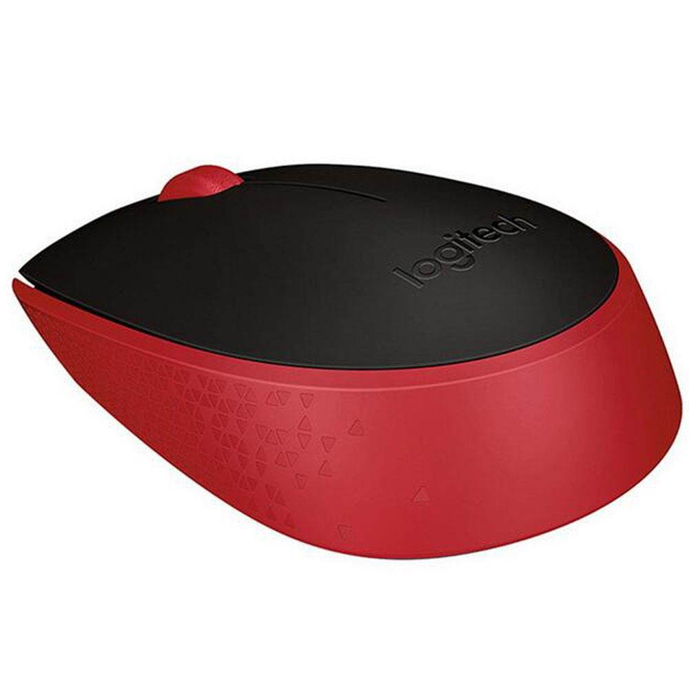 Logitech M171 Gaming Mouse w/ Receiver - Black & Red