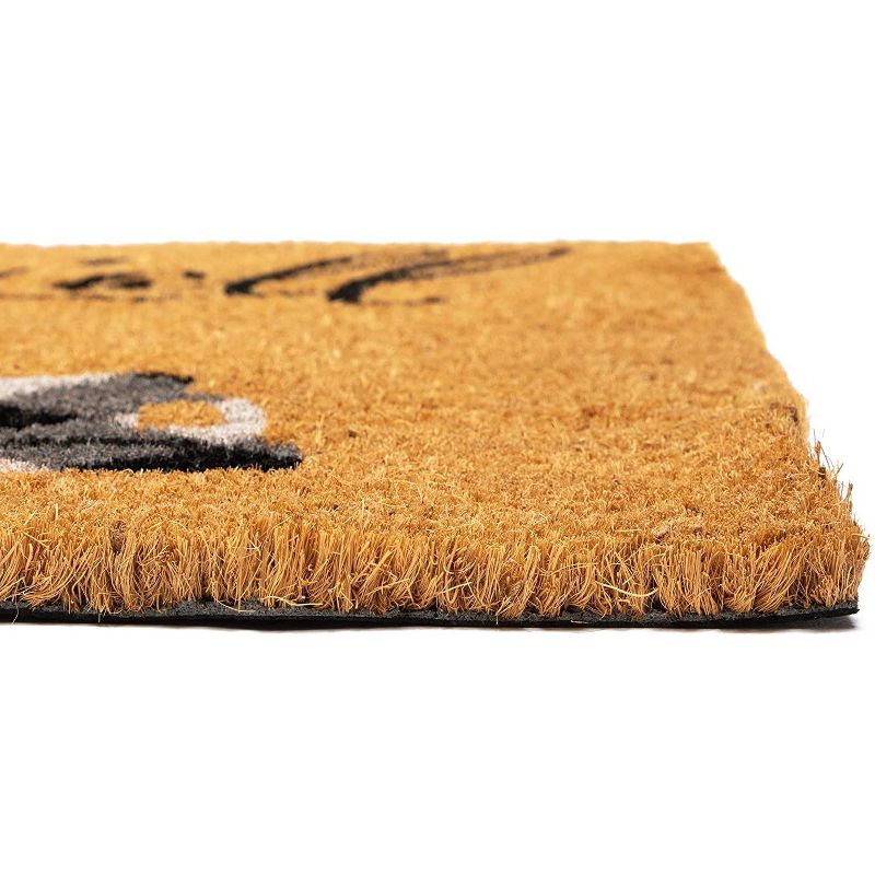 Juvale Happy Fall Y'all Coir Door Mat Welcome Doormat Indoor Outdoor Nonslip Front Rugs 30 x 17