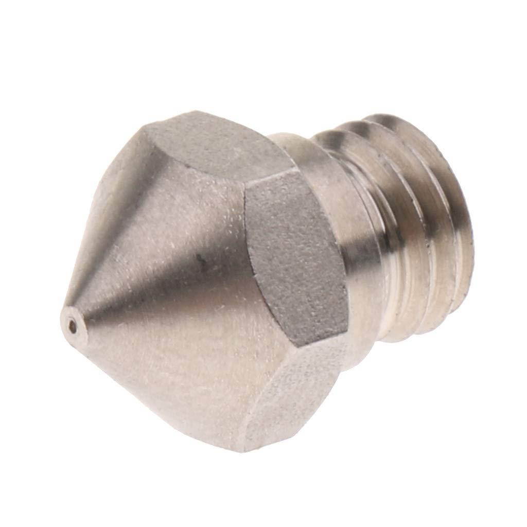 3D Printer Wear-Resistant Nozzle 0.4mm M7 Screw Thread Extruder Print Head