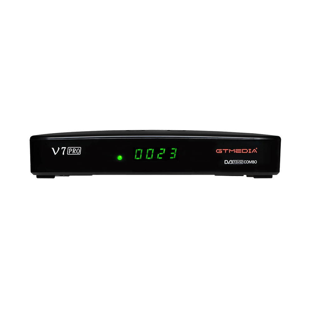 GTMEDIA V7 PRO Combo DVB-T2 DVB-S2 Satellite Receiver H.265 1080P HD USB Wifi PowerVu Biss Key Cline Youtube PowerVu DRE TV Signal Receiver-US Plug