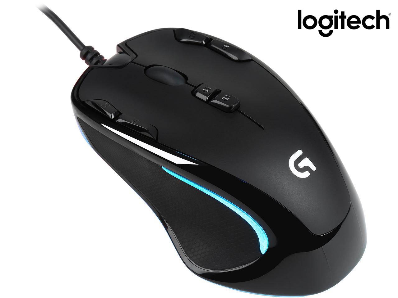 Logitech G300S 910-004360 9 Buttons 1 x Wheel USB Wired Optical 2500 dpi Gaming Mouse