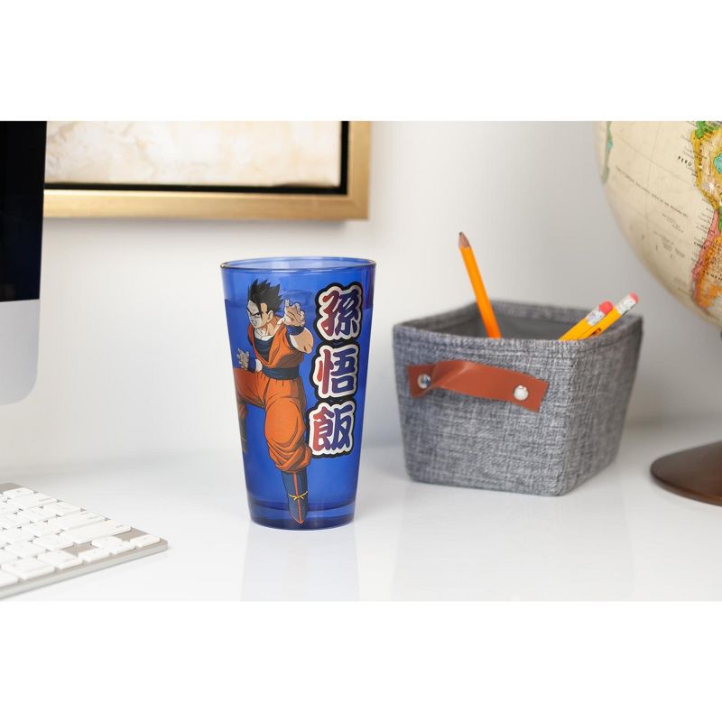 Dragon Ball Z Gohan And Goku Father and Son 16oz Pint Glass