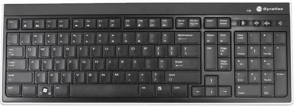 Gyration Air Mouse Go Plus With Full Size Keyboard