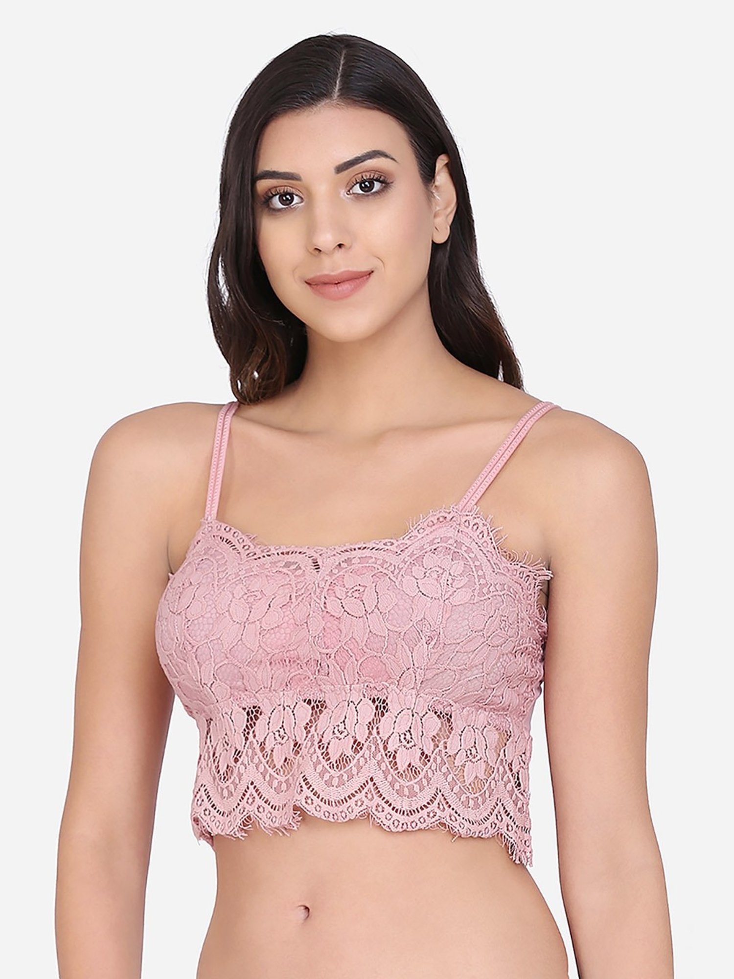 Da Intimo Pink Non Wired Padded Bralette