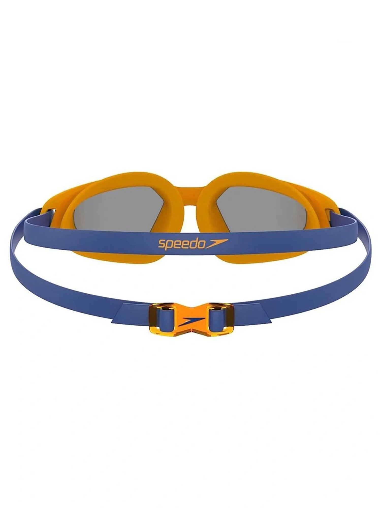 Speedo Unisex Junior Hydropulse Tint-Lens Goggles (Orange & Blue)