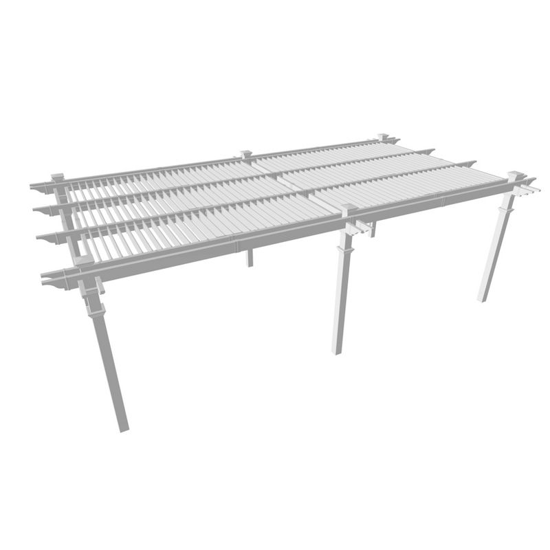 8.6' Bristol Grande Louvered Pergola - Vita