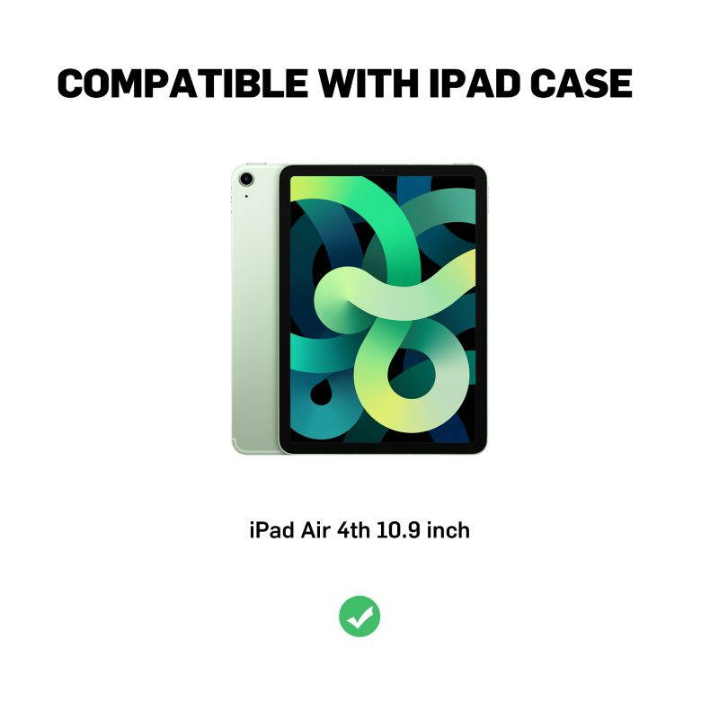 Adonit iPad Case Perfect for iPad Air 4 10.9inch Multi-Angle Viewing Stand Protective Folio with Stylus Holder