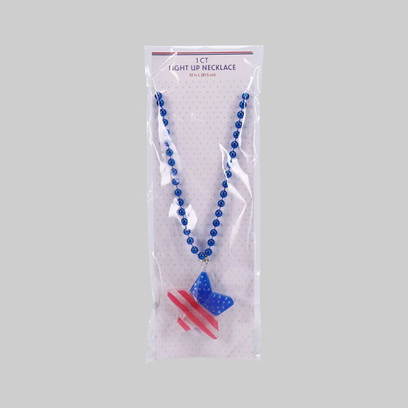 4ct Light-Up Necklaces and Glasses Red/White/Blue - Bullseye's Playground™