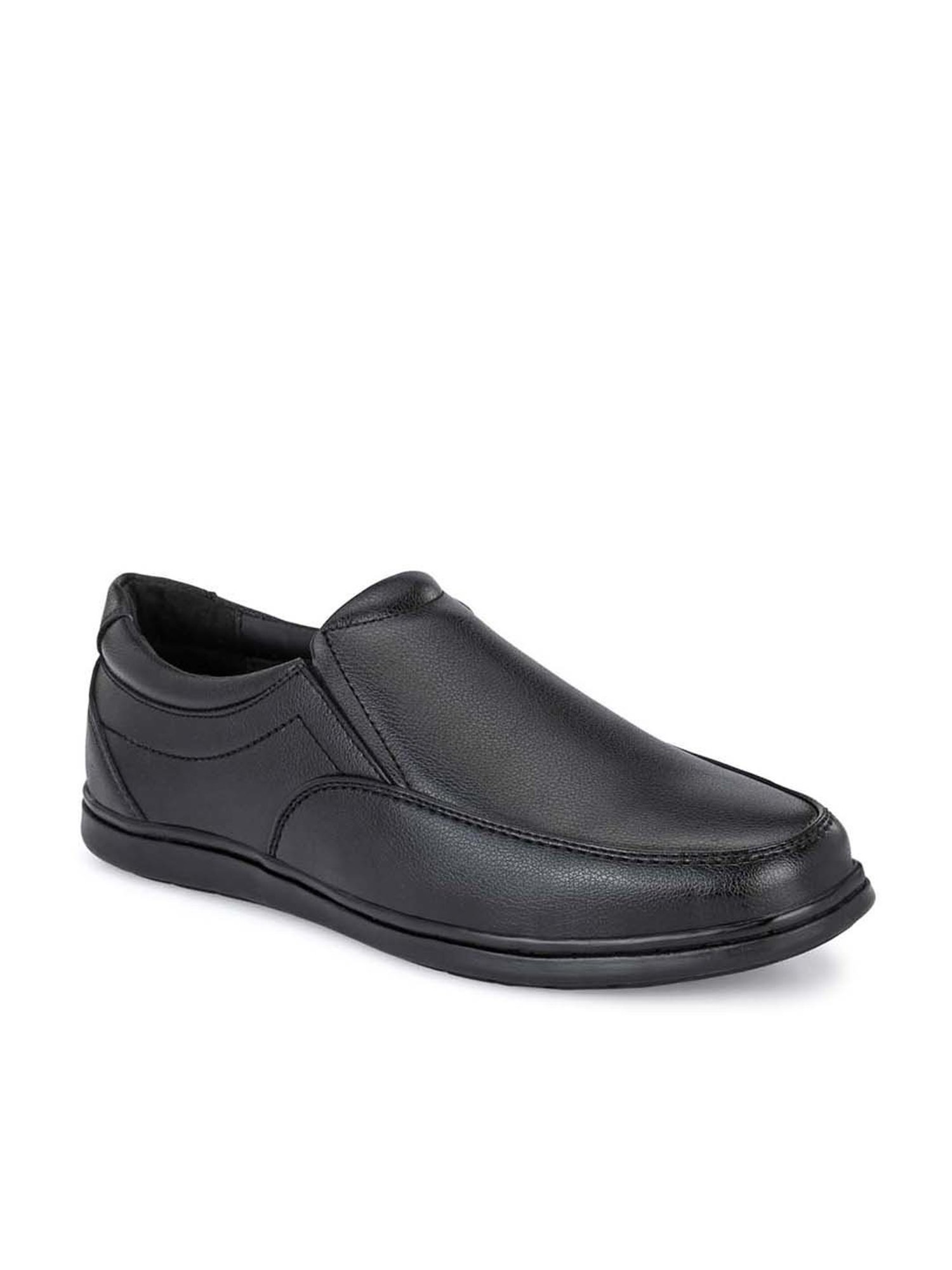 Eego Italy Men's Black Formal Loafers