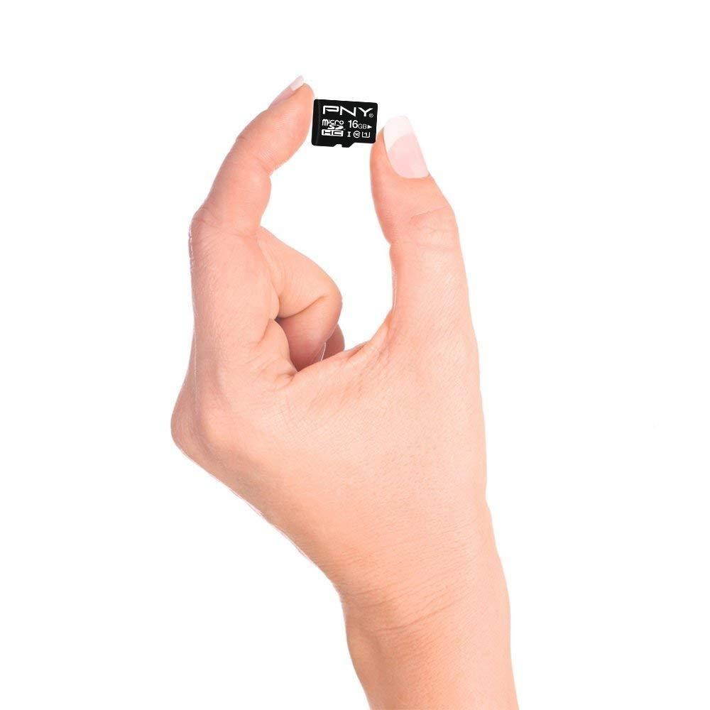 PNY 16 GB microSDHC Flash Memory Card P-SDU16G10-EFS2