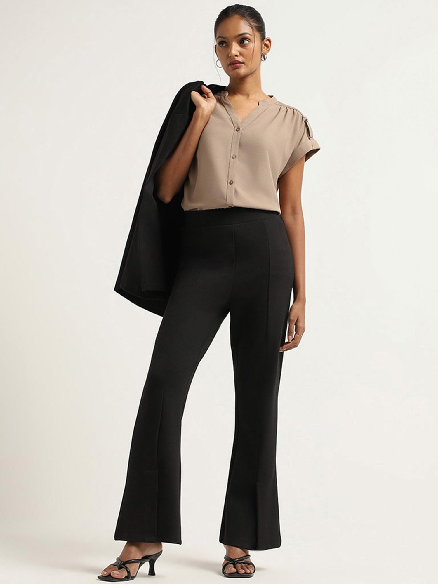 Wardrobe by Westside Beige Plain Top