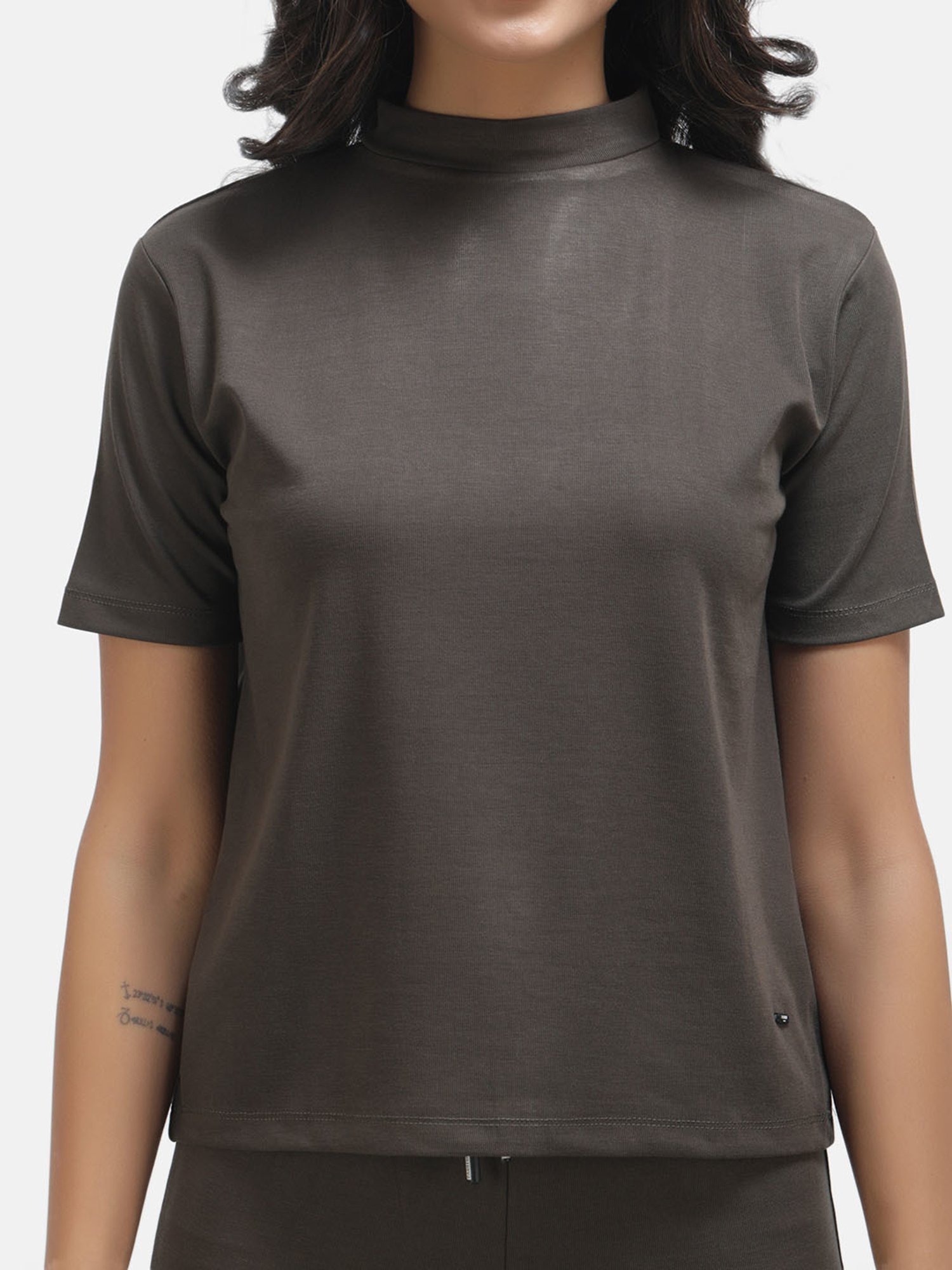 KOI SLEEPWEAR Olive Top With Pants