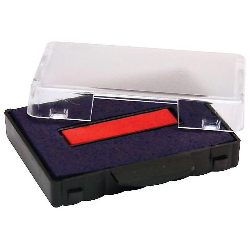 Identity Group T5440 Dater Replacement Ink Pad 1 1/8 x 2 Blue/Red P5440BR