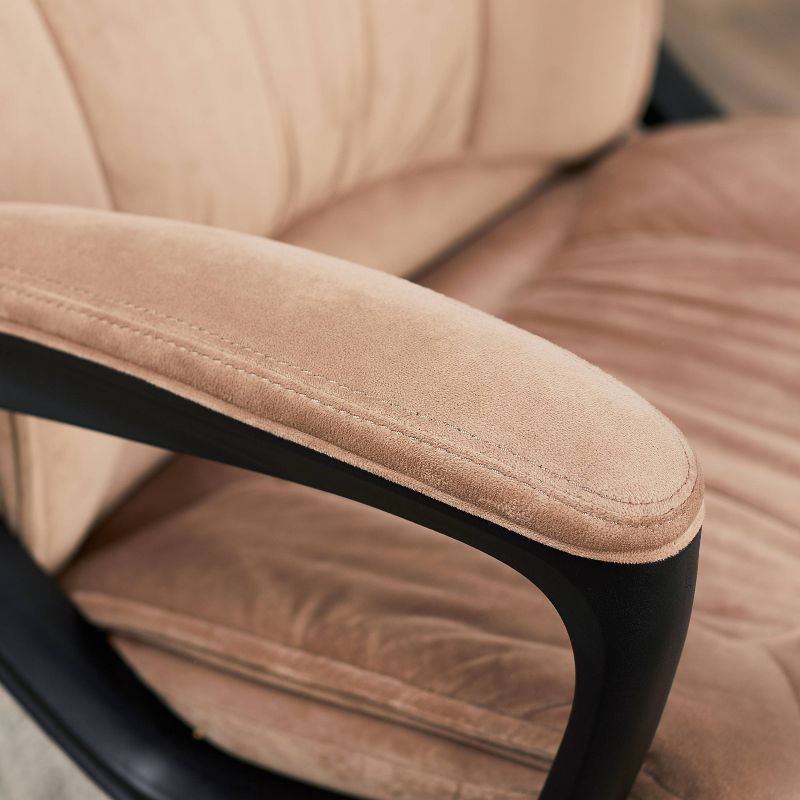 Mesh Sled Base Side Reception Chair with Flip Up Arms Black - Riverstone Furniture