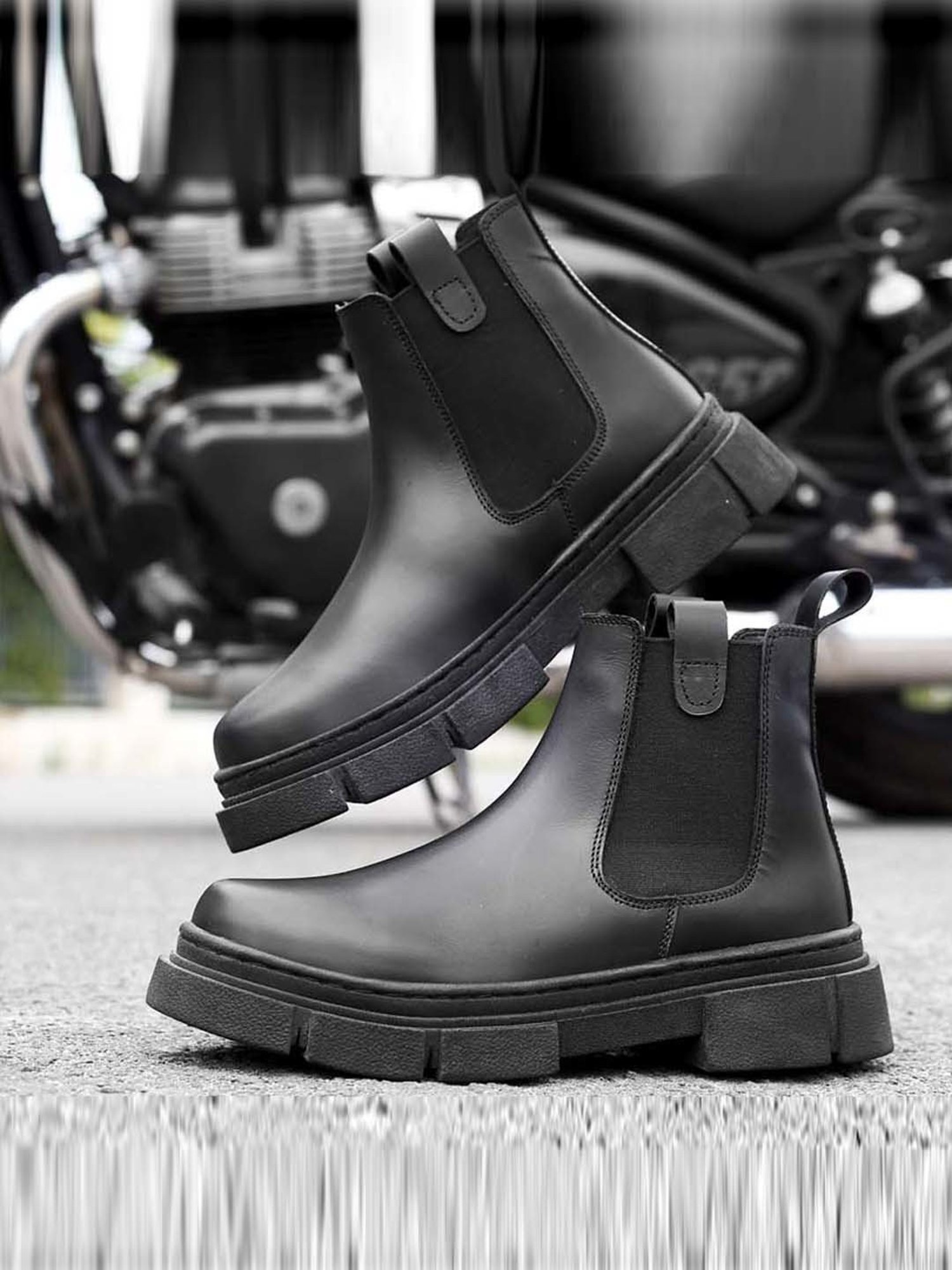 Bacca Bucci Men's MAVERICK Black Chelsea Boots