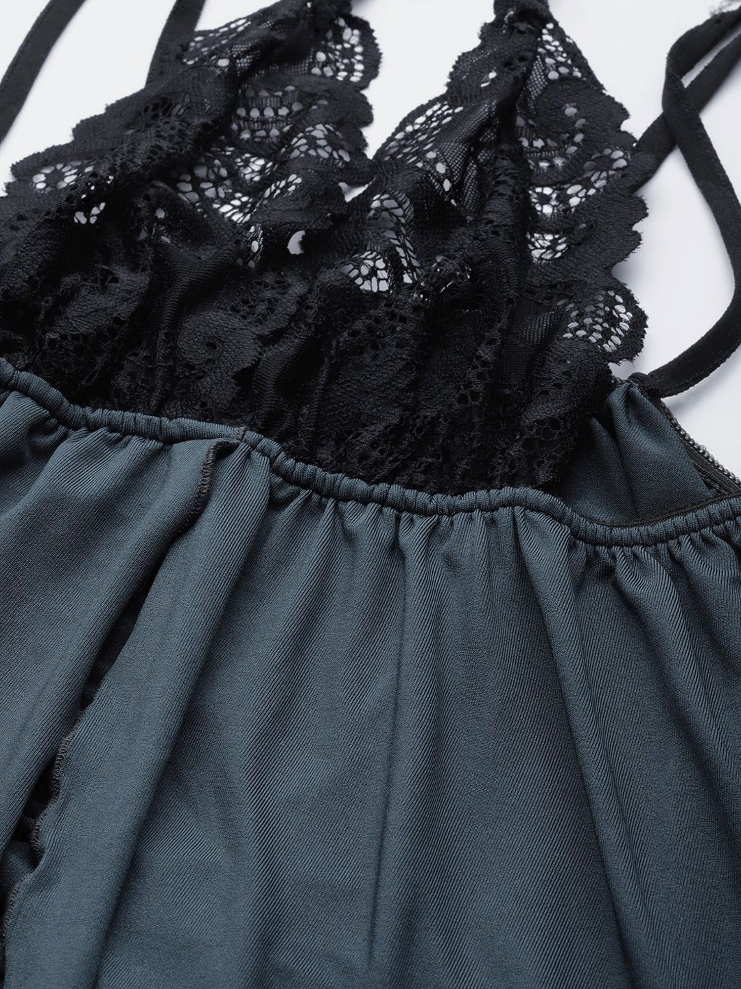 Ms.Lingies Blue Lace Work Babydoll