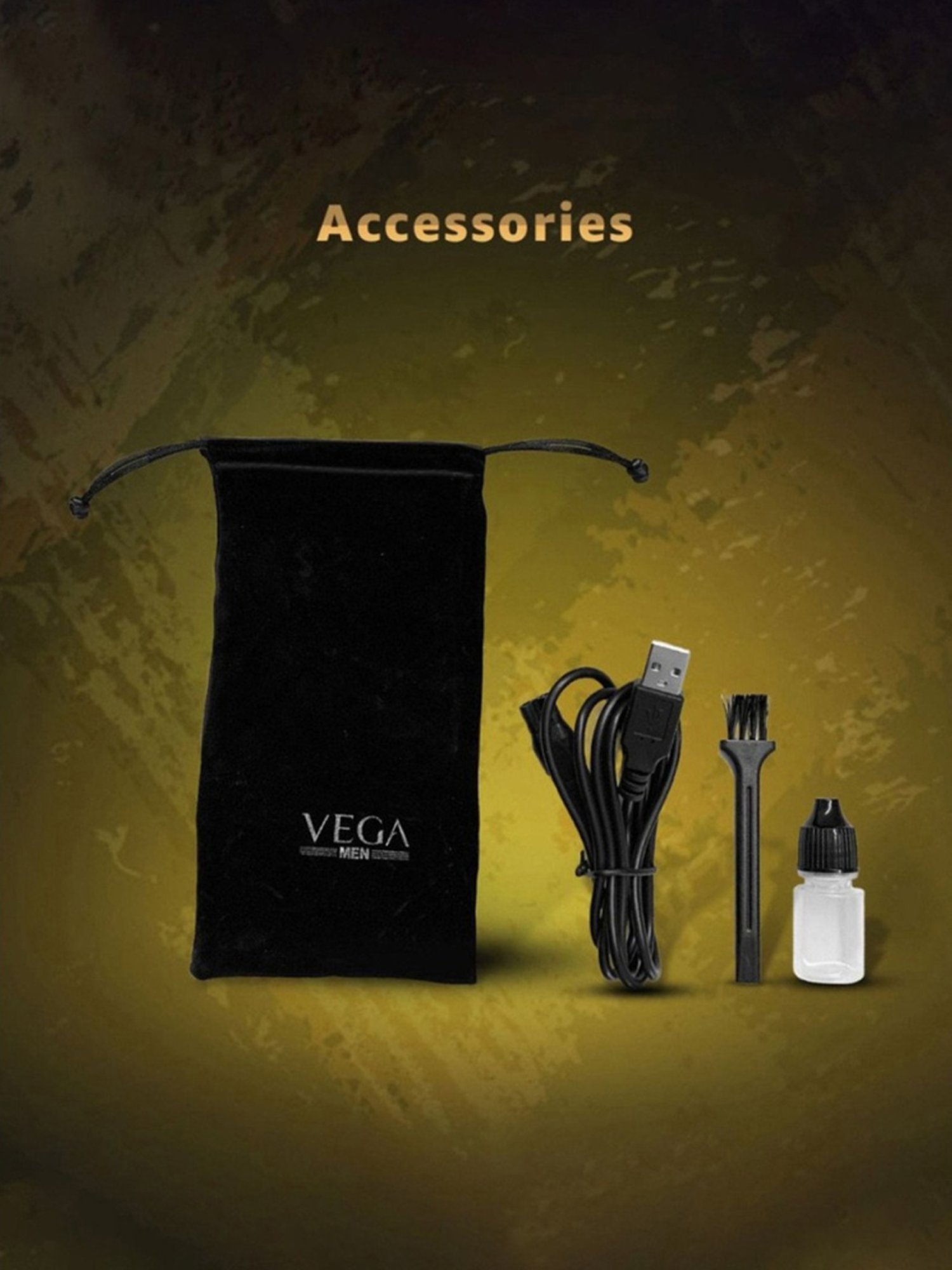 Vega Men X1 Beard Trimmer for Men with Quick Charge, 90 Min Run-time, Waterproof, 40 Length Settings