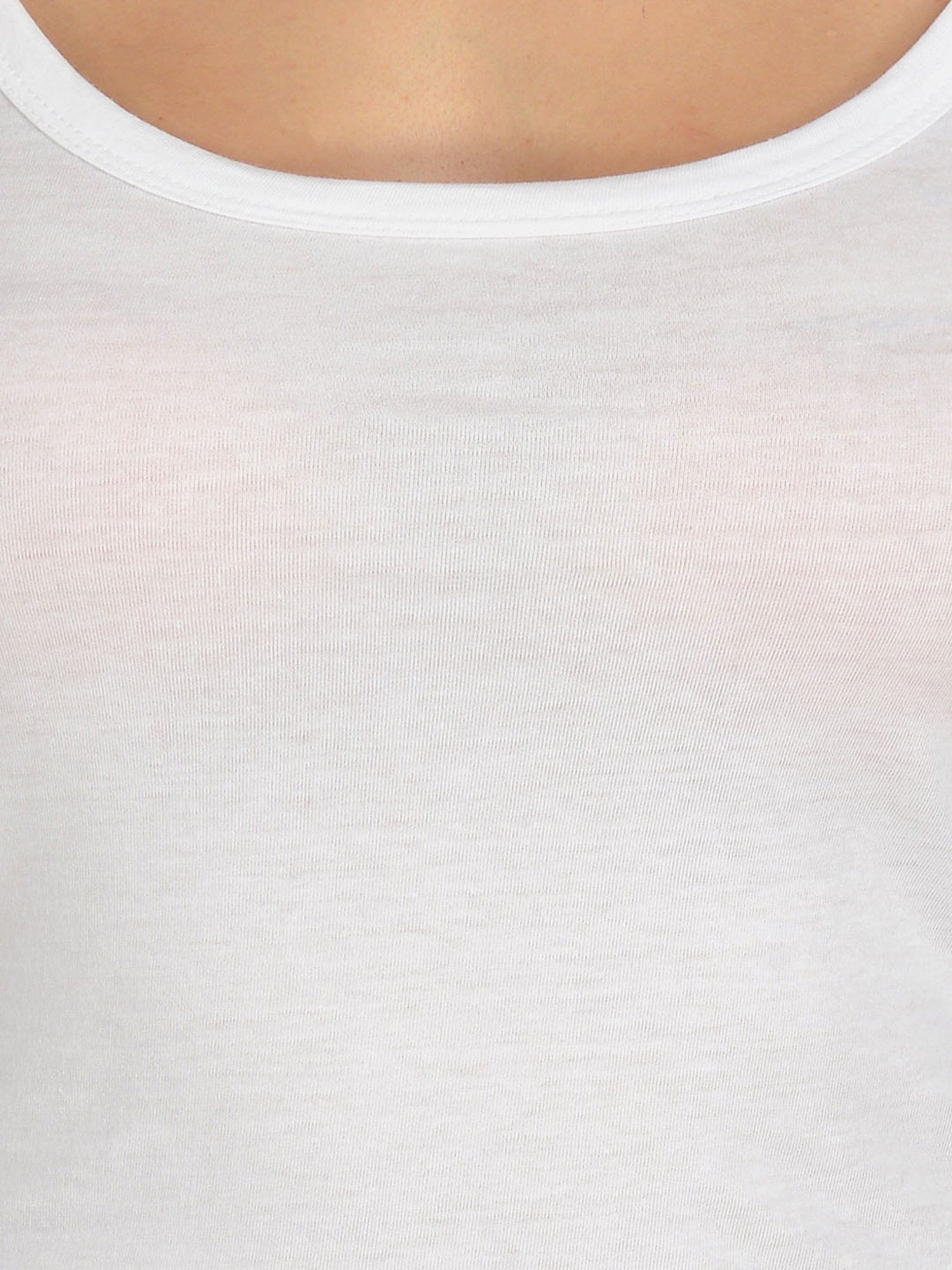 Mod & Shy White Cotton Camisole