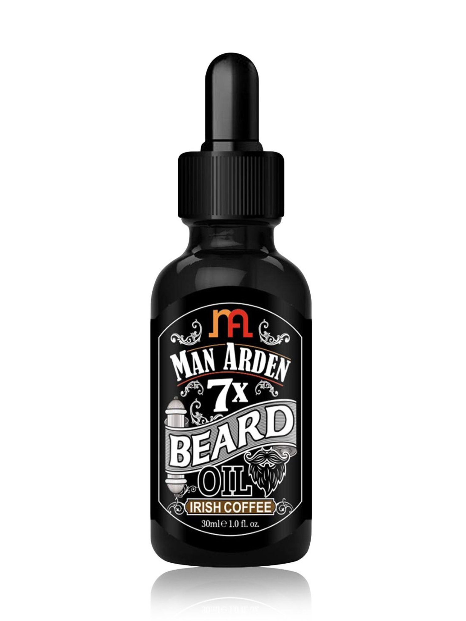 THE REAL MAN Beard Growth Oil 100 Percent Organic Beard & Moustache Hair Growth Oil - 50 ml