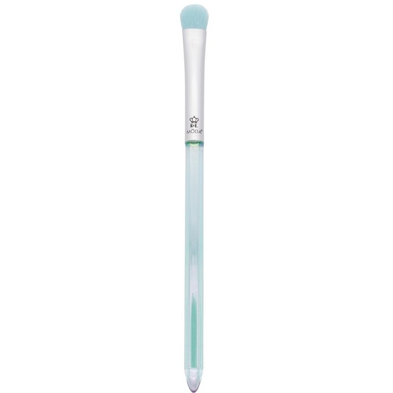 MODA Brush Mythical 5pc Airy Aquamarine Crystal Makeup Brush Set, Includes - Powder, Radiance, Shadow, and Angle Eyeliner Brushes