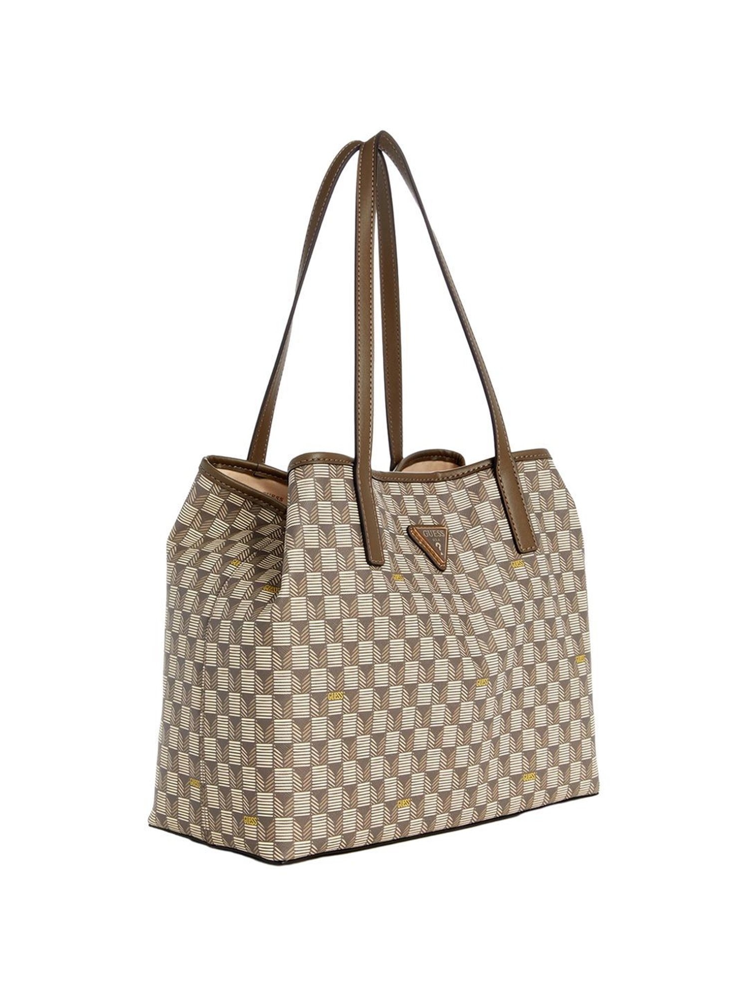 Guess Granite Printed Tote Handbag with Pouch