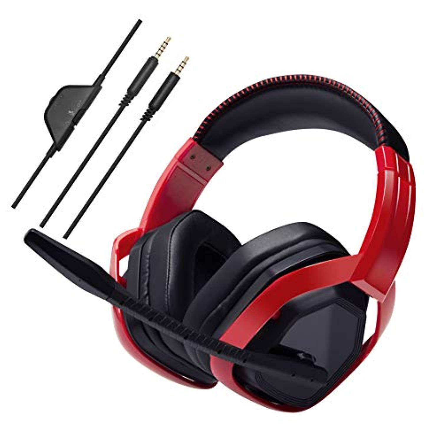 basics pro gaming headset - red