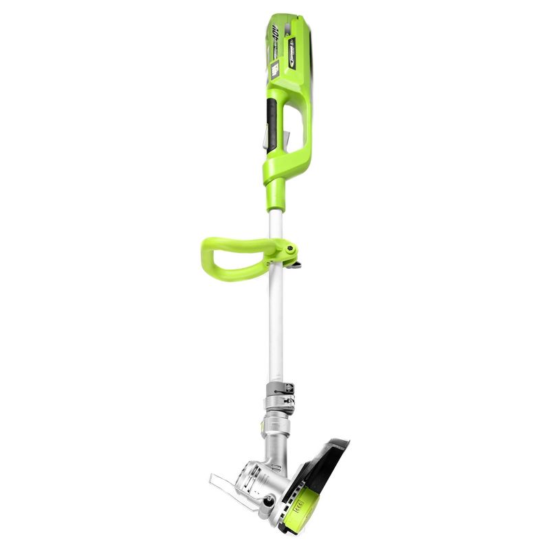 12" 40 Volts, 72 Watts Cordless Lithium String Trimmer - Green - Earthwise