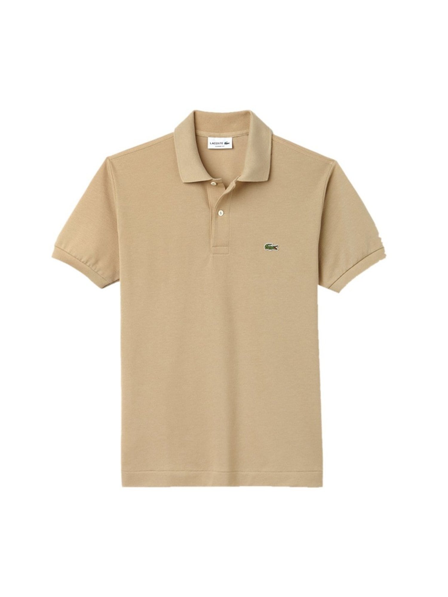 Lacoste Beige Boxy Fit L.12.12 Polo T-Shirt