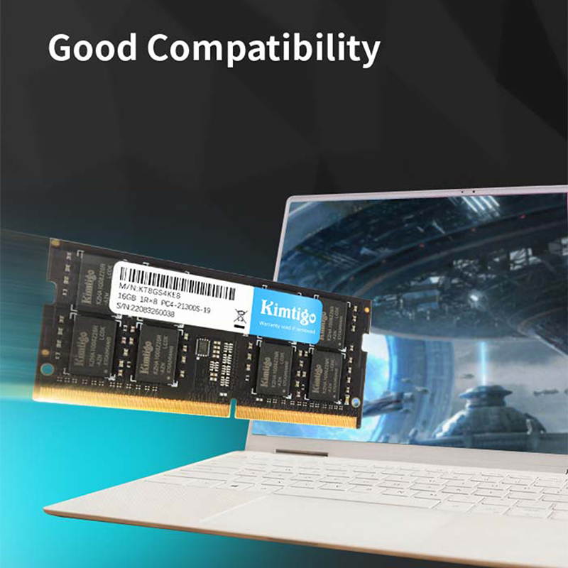 kimtigo DDR4 4GB/8GB/16GB Laptop Ram 2400MHz /2666MHz PC4-21300 Unbuffered SODIMM Notebook Computer Memory