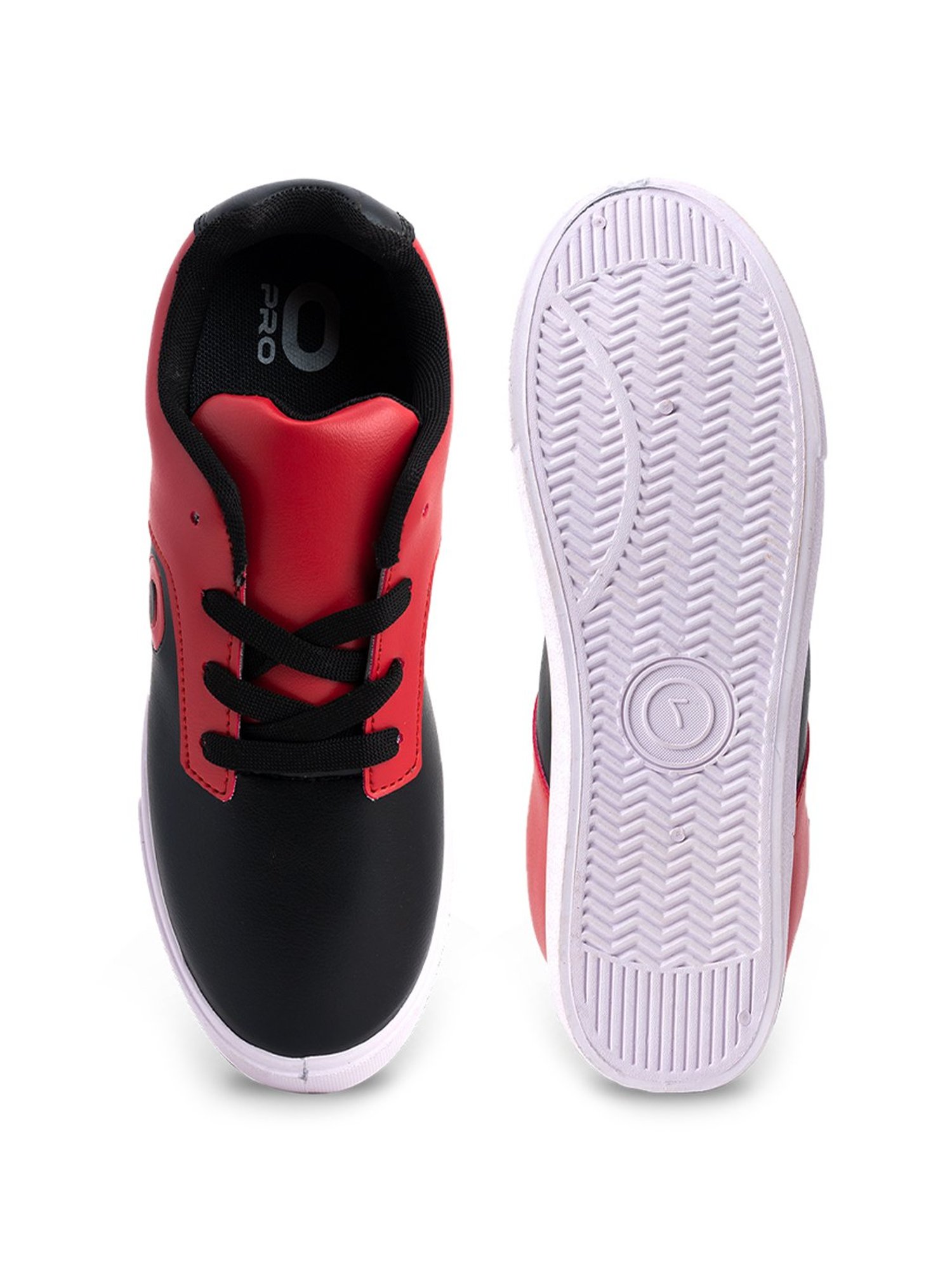 Pro by Khadim's Men's Black Casual Sneakers