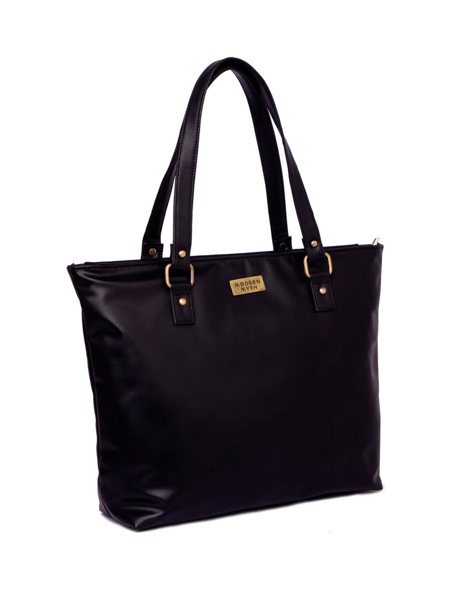Modern Myth Black Large Tote Bag