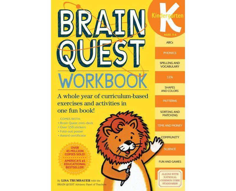 Brain Quest Workbook Kindergarten ( Brain Quest) (Paperback) by Lisa Trumbauer