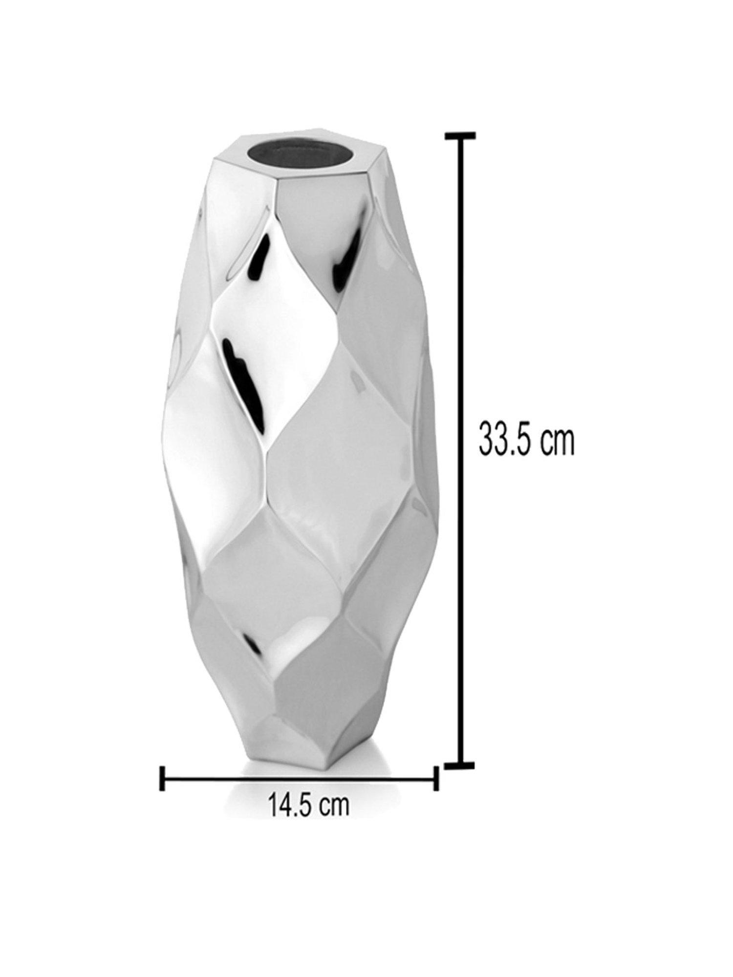 Episode Silver Plated Flower Vase Pena