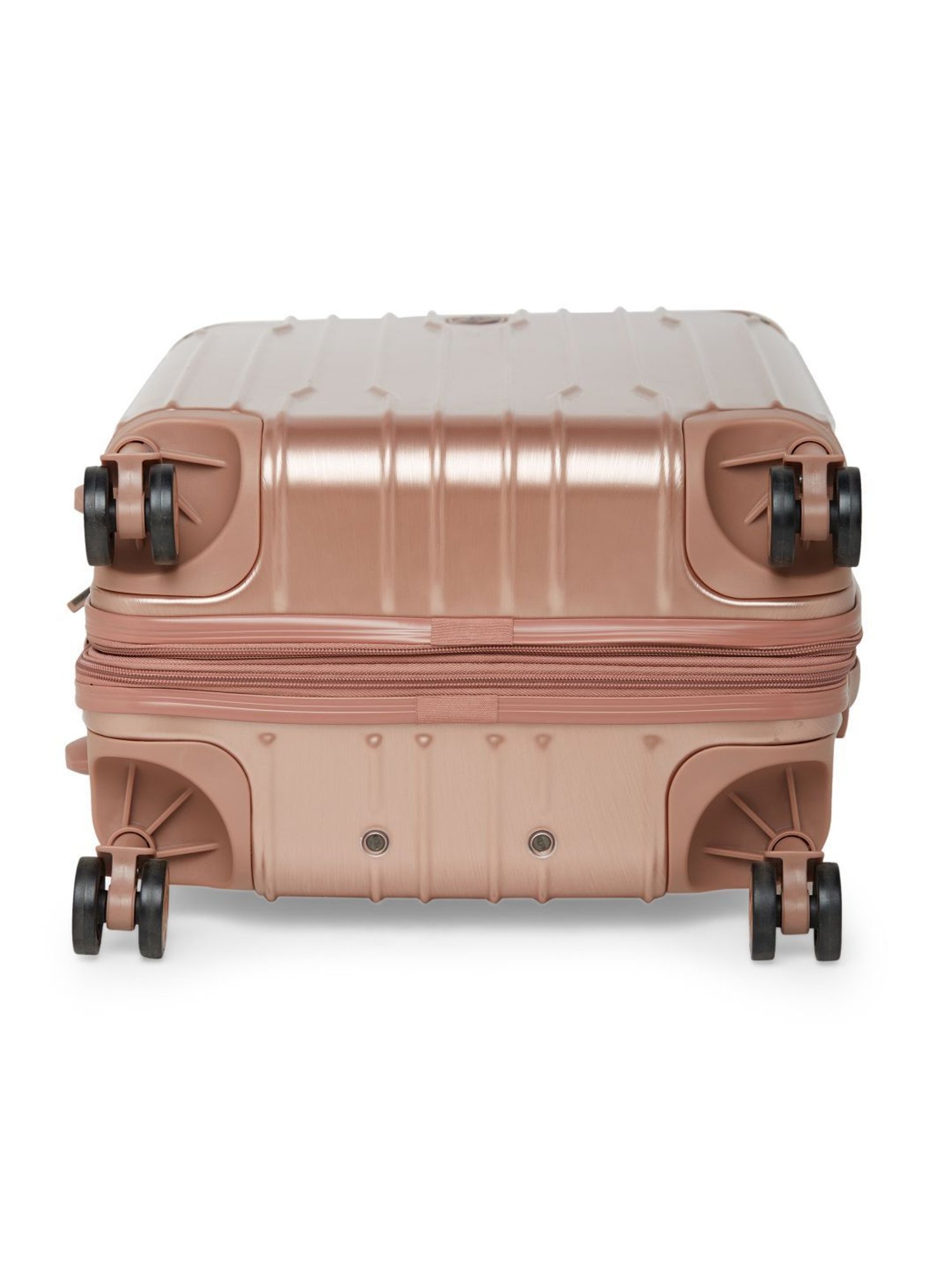 HEYS Xtrak Rose Gold Textured Hard Cabin Trolley Bag -21 cm
