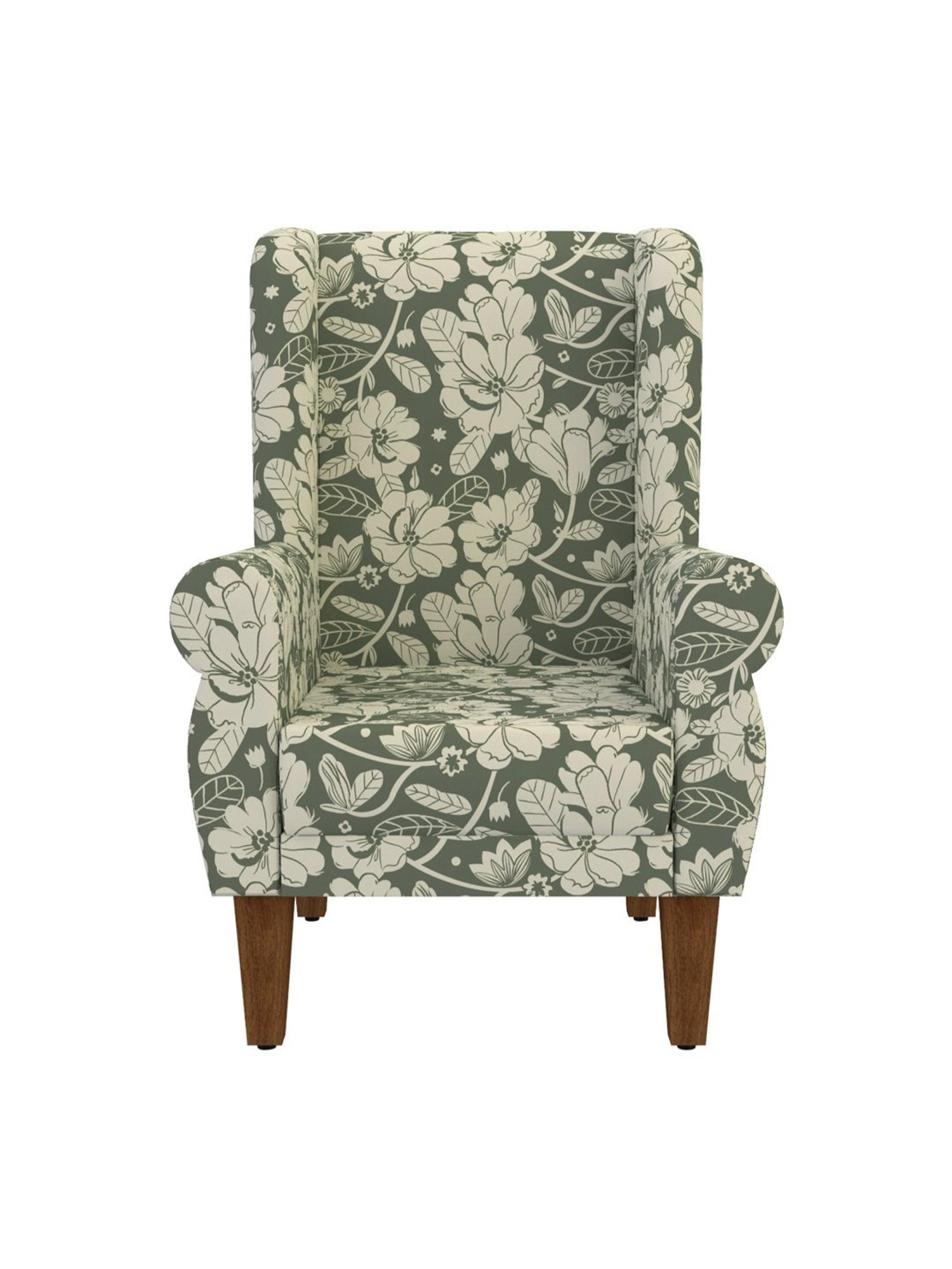 Durian Melania Cigar Brown Fabric Rocker Chairs