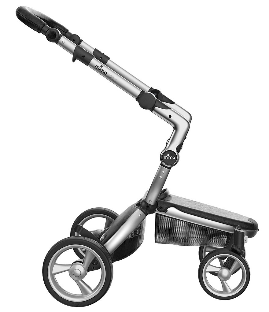 Mima Xari Stroller - Aluminum Chassis with Snow White Reversible Seat and Carrycot