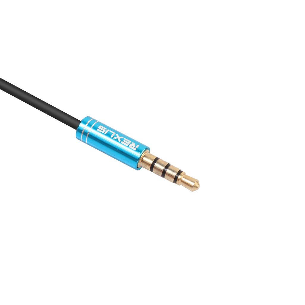 1Pcs REXLIS 3.5mm Combo Audio Adapter Cable for PS4,Xbox One S,Tablet,Mobile Phone,PC Gaming Headsets and version Laptop
