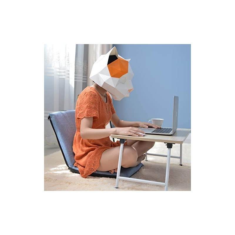 Padded Floor Chair with Adjustable Backrest, Comfortable, Semi-Foldable, and Versatile, for Meditation, Seminars, Reading, TV Watching or Gaming, Suitable for Home Or Office