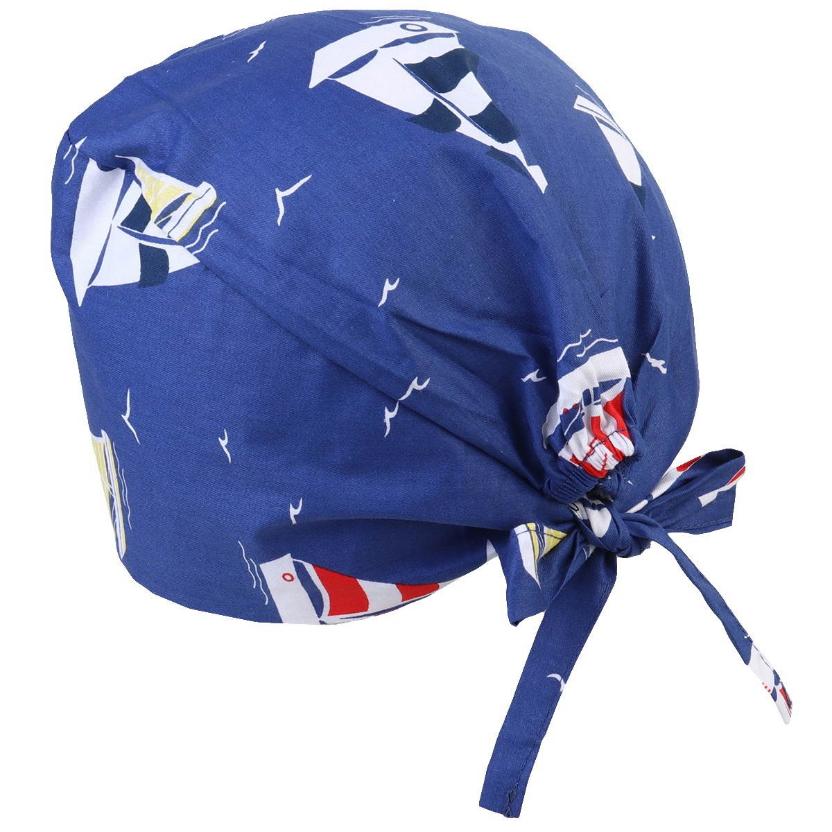 1Pc Printed Pattern Cotton Cap for Dentist Dentistry Cap Operation Cap Beauty Salon Headgear (Y3)