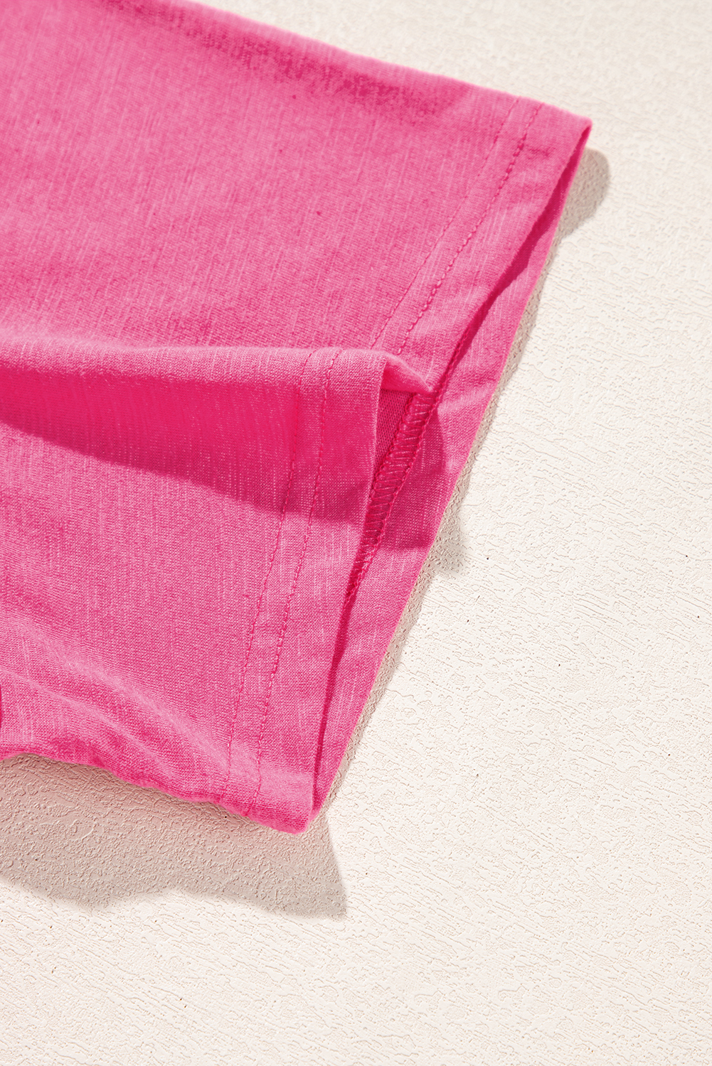 Rose Leopard Print V Neck Plus Size Tee