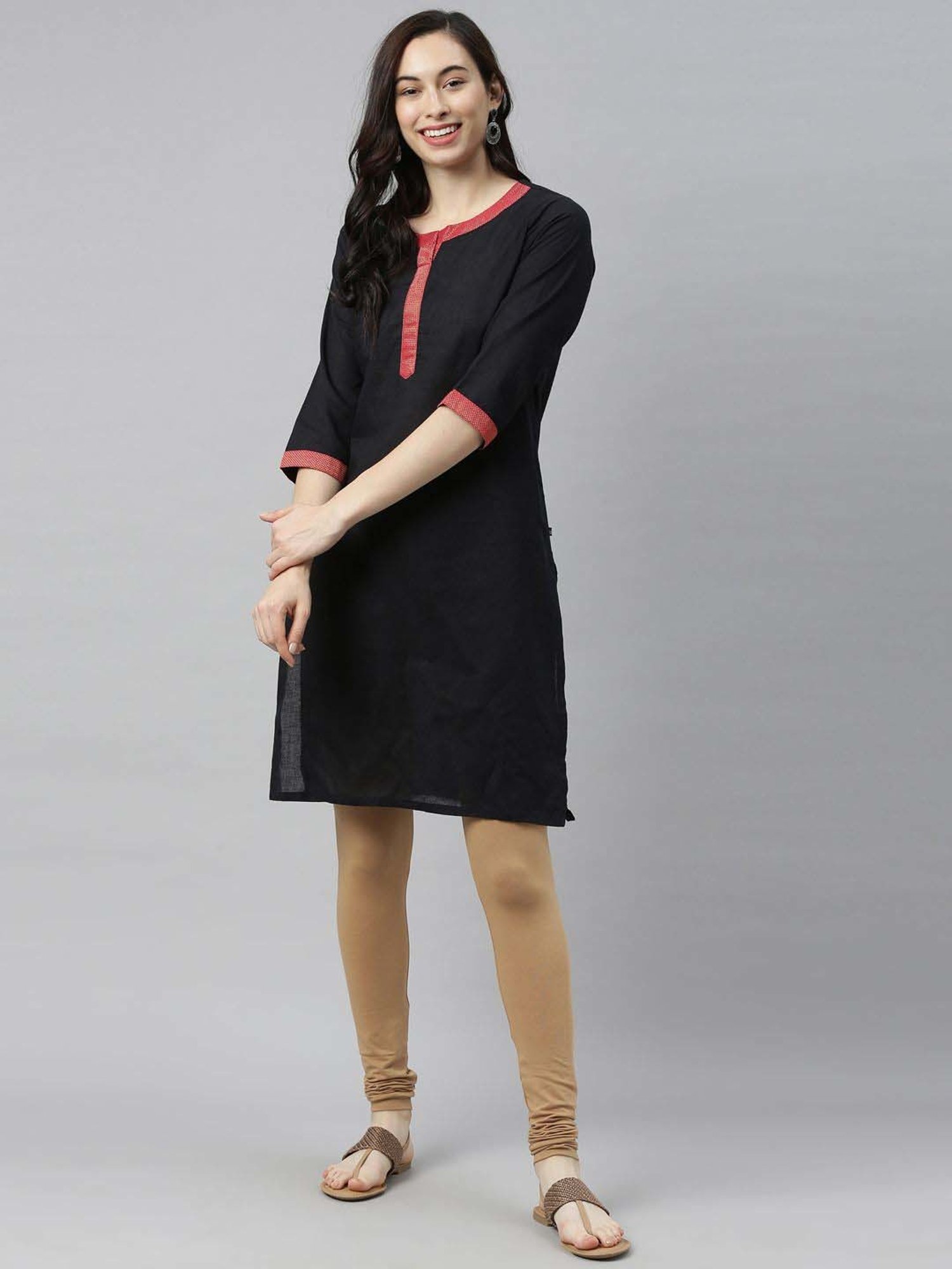 JCSS Beige Cotton Leggings